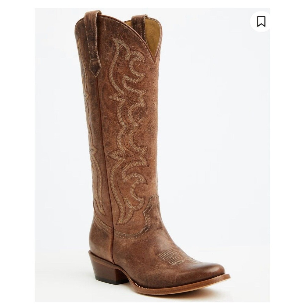 Try On Demo Shyanne Women’s Amy Tall Western Boots Brown Size 10 Cowboy Cowgirl